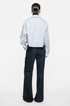 Soubla Striped Shirting (Blue/White)