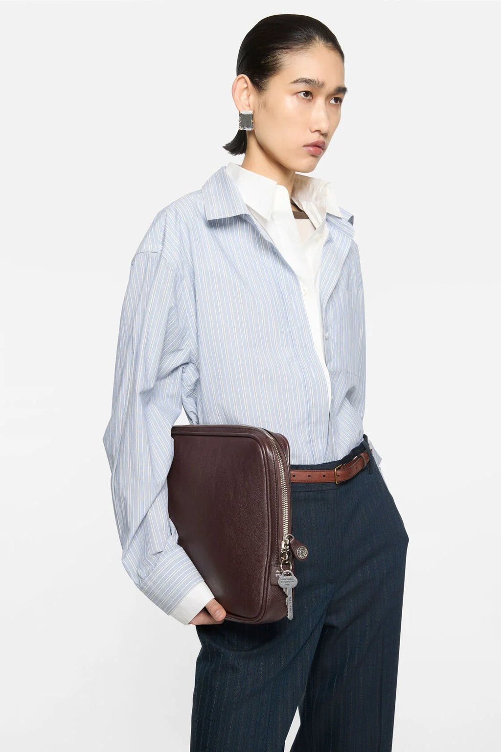 Soubla Striped Shirting (Blue/White)