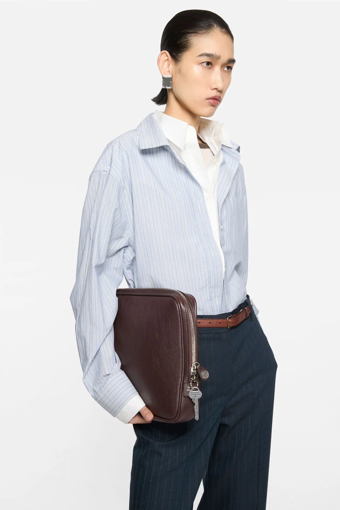 Soubla Striped Shirting (Blue/White)