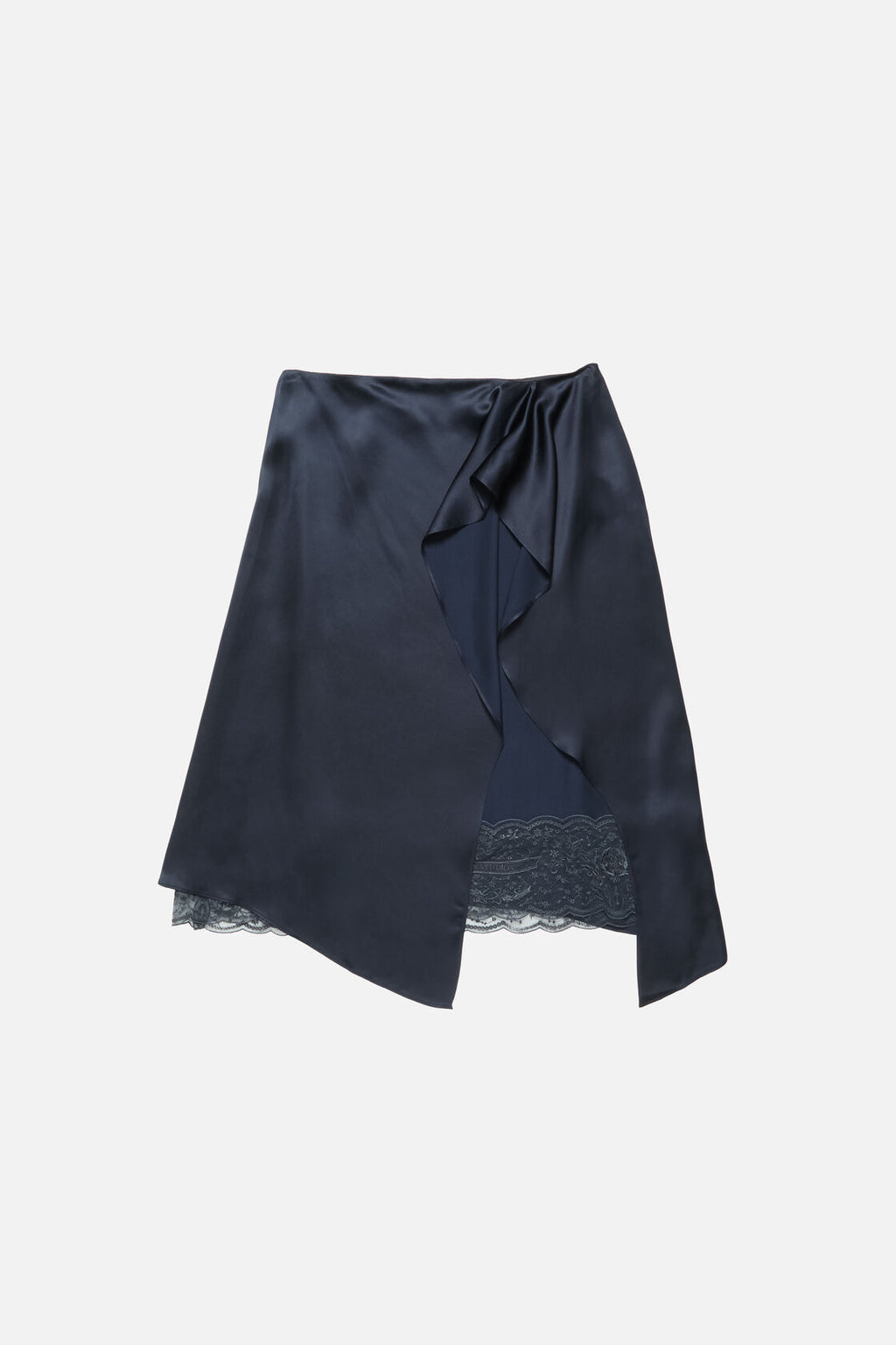 Black Skirt Satin
