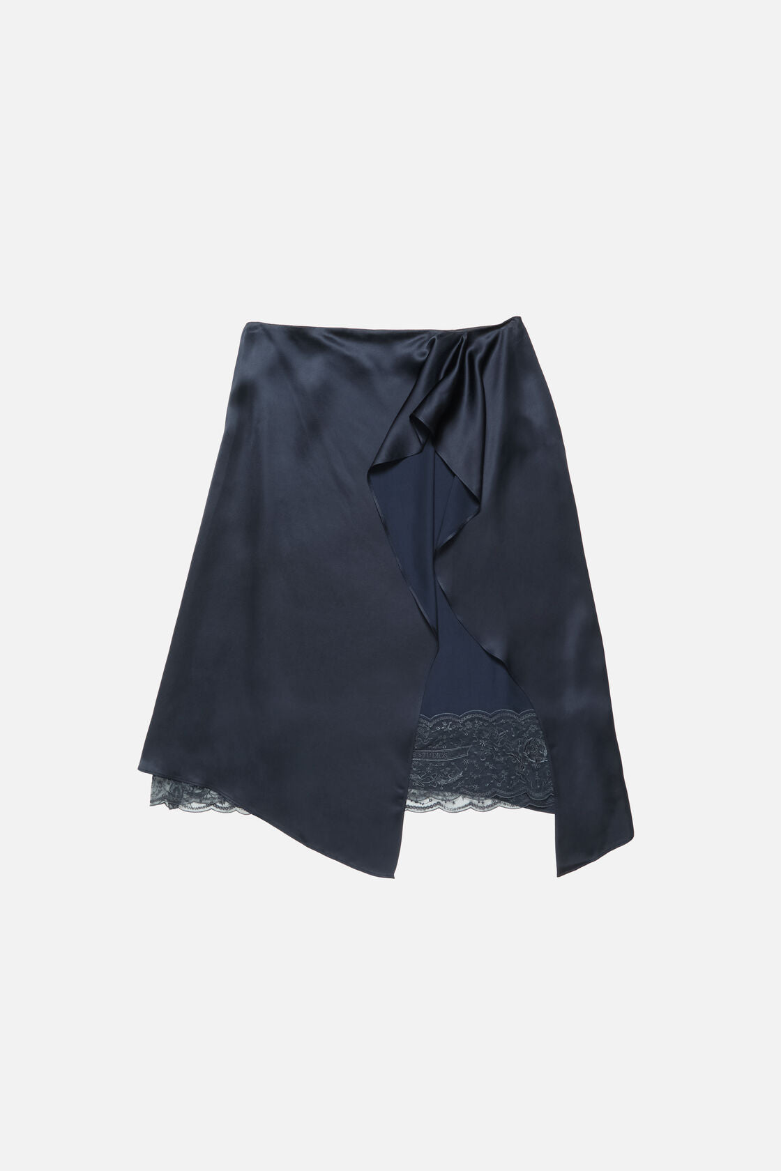 Black Skirt Satin