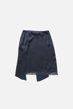 Black Skirt Satin