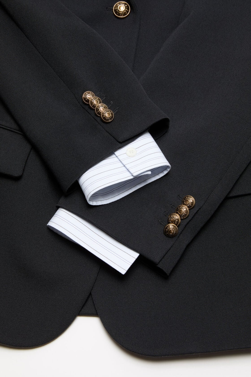 Layered Wool Suit Jacket
