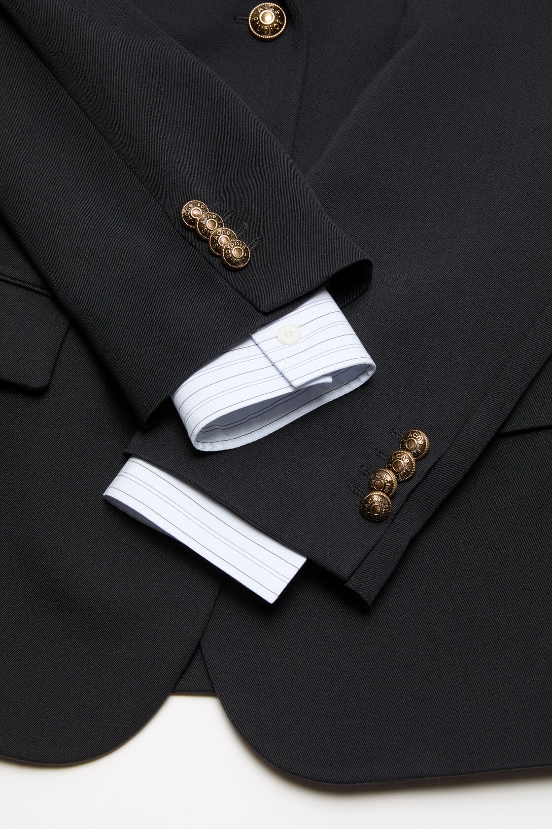 Layered Wool Suit Jacket