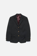 Layered Wool Suit Jacket