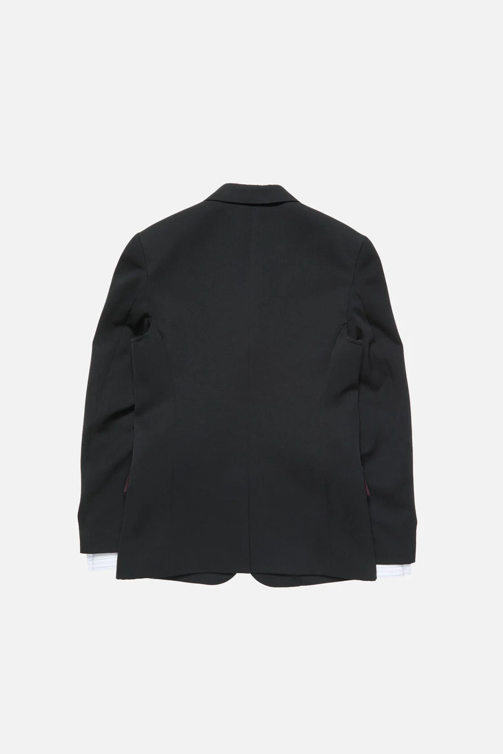 Layered Wool Suit Jacket