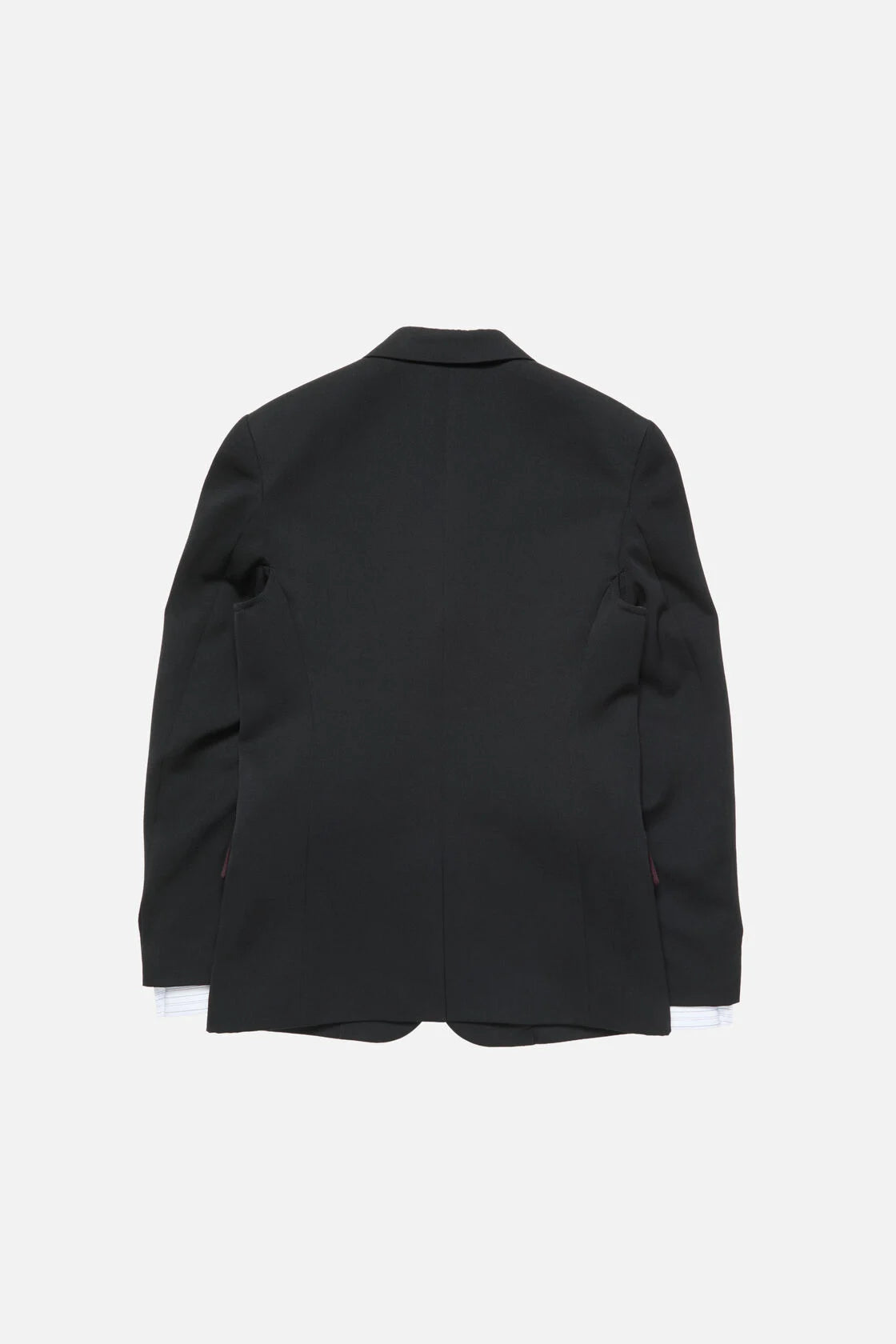 Layered Wool Suit Jacket