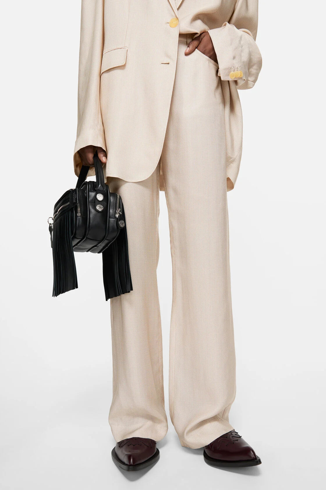 Casual Check Trousers