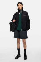 Washed logo jacket