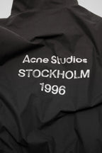 Washed logo jacket
