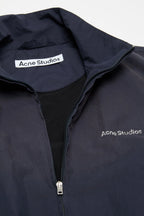 Washed logo jacket