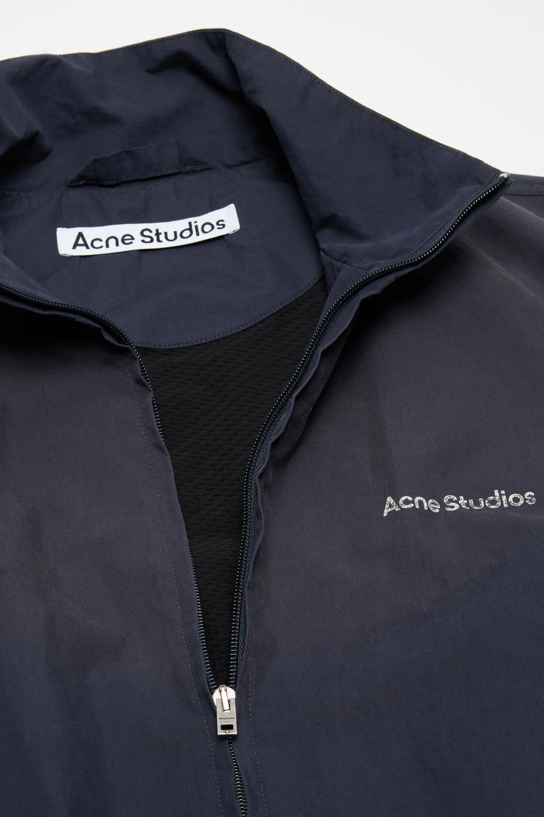 Washed logo jacket
