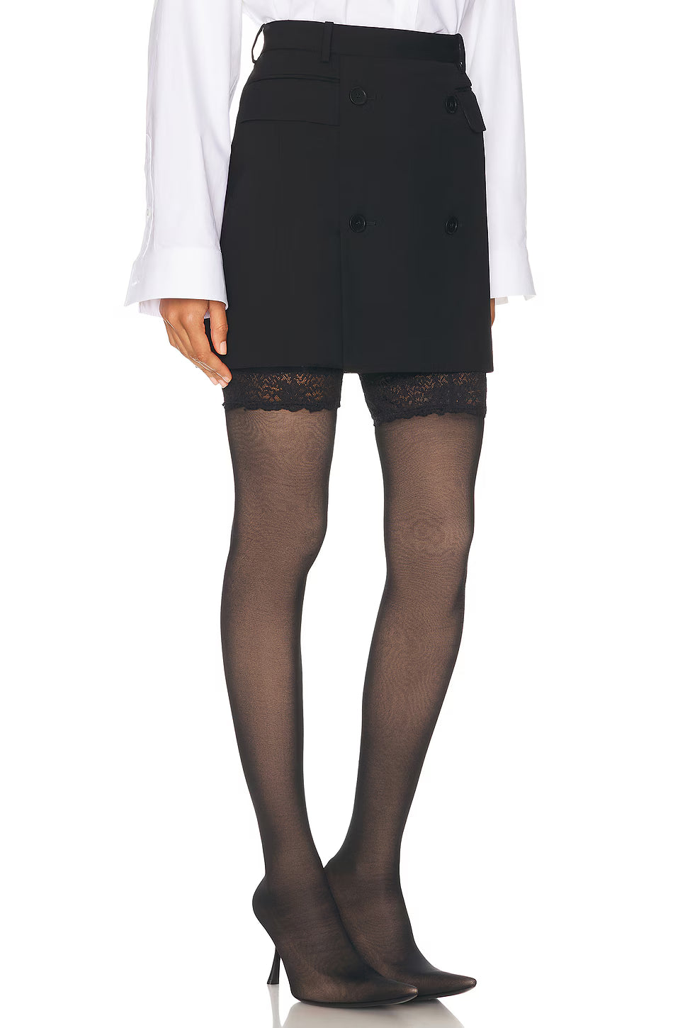 Mini Skirt With Buttons