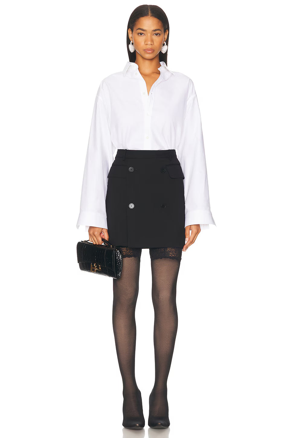 Mini Skirt With Buttons