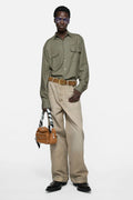 Button-Up Shirt With Logo