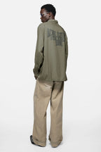 Button-Up Shirt With Logo