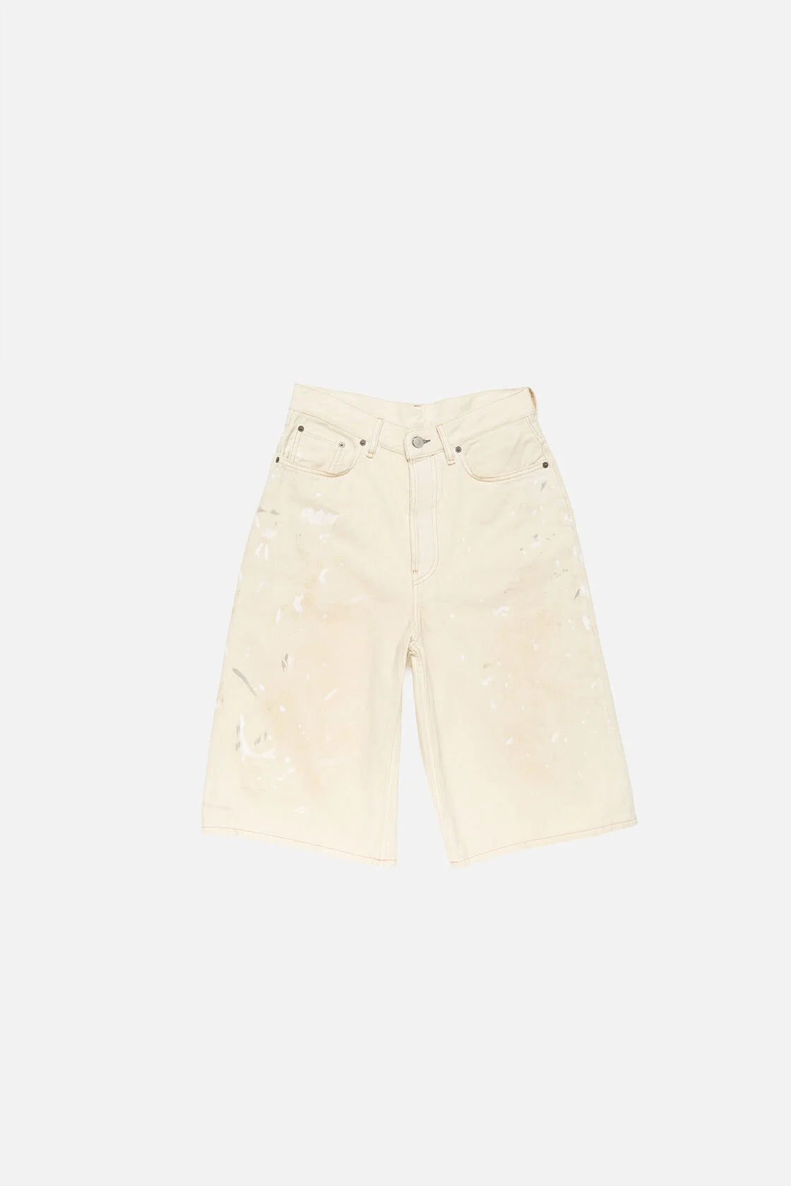 Distressed Denim Shorts