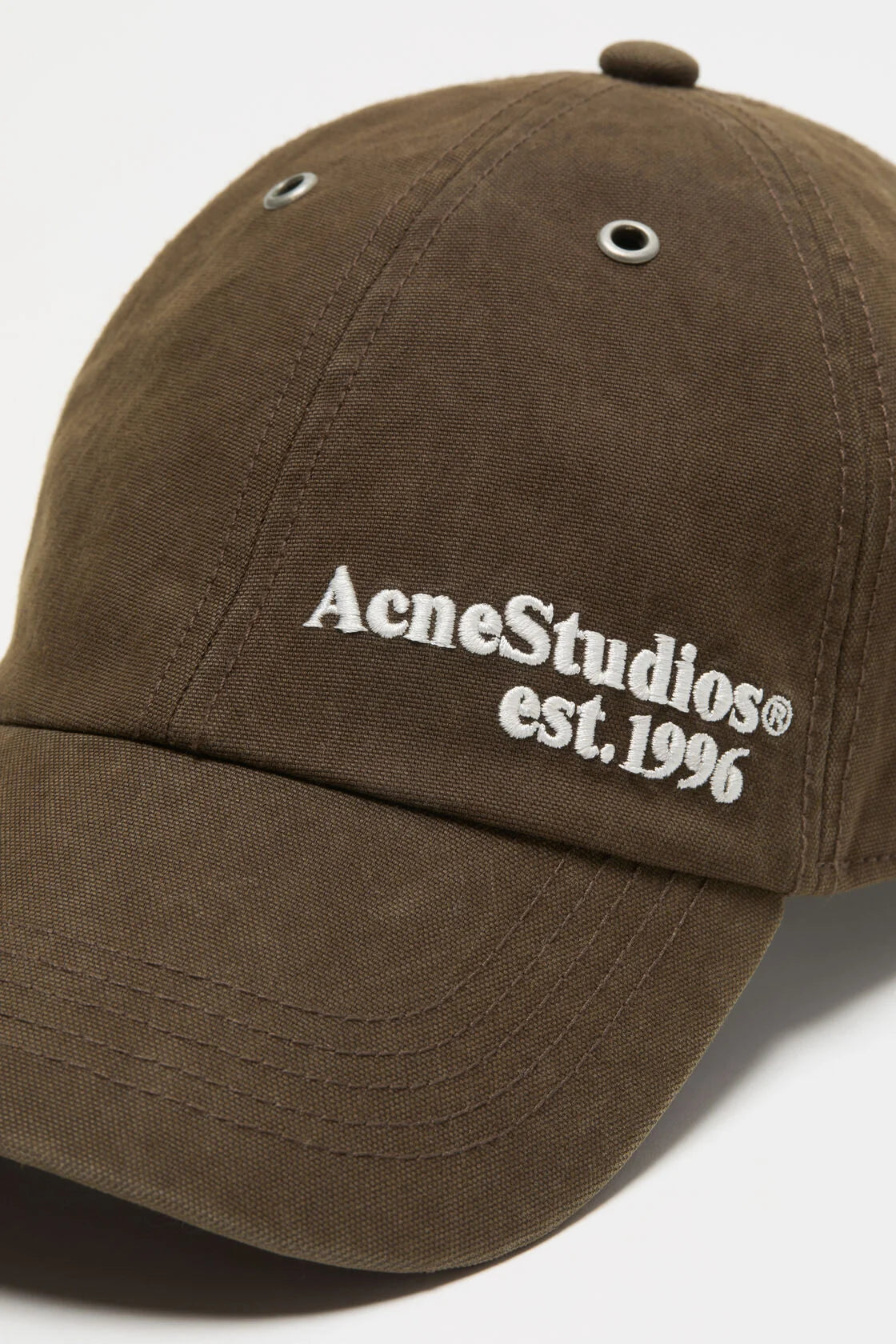 Waxed Logo Cap