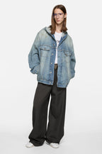 Hooden Denim Jacket