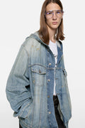 Hooden Denim Jacket