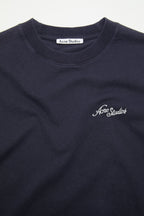 Jersey T-Shirt With Logo Dark Navy