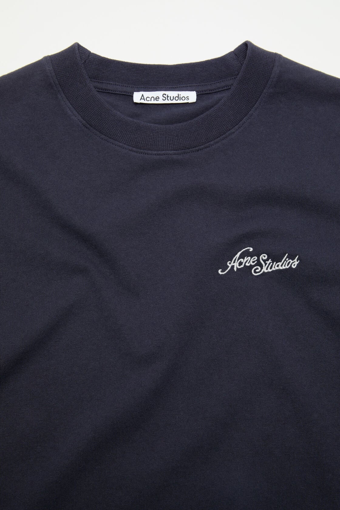 Jersey T-Shirt With Logo Dark Navy