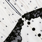Polka Dot Halter Neck Midi Dress