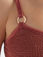 Iris Bikini with Gold Hoops