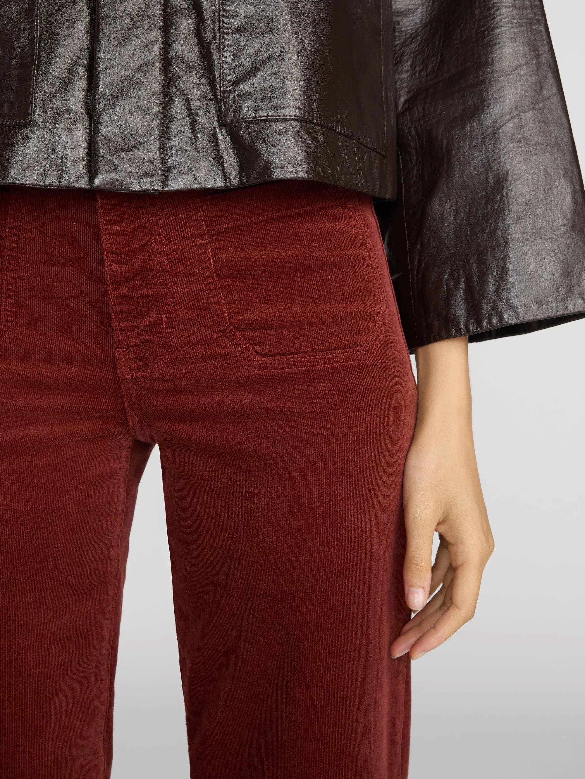 Le  Slim Palazzo Corduroy