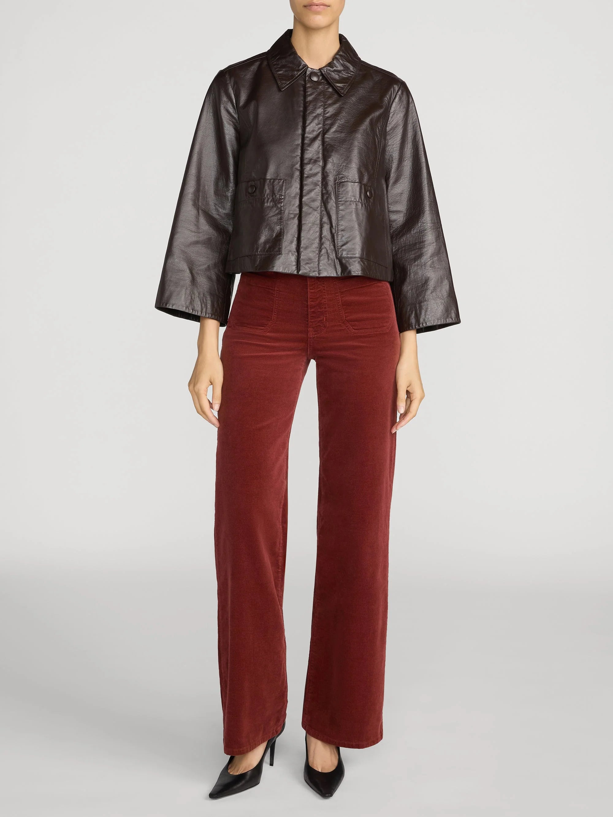 Le  Slim Palazzo Corduroy