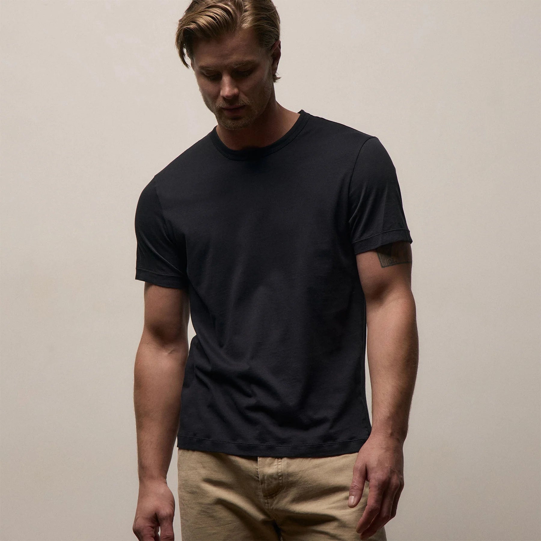 Brushed Elevated Jersey S/S Crew