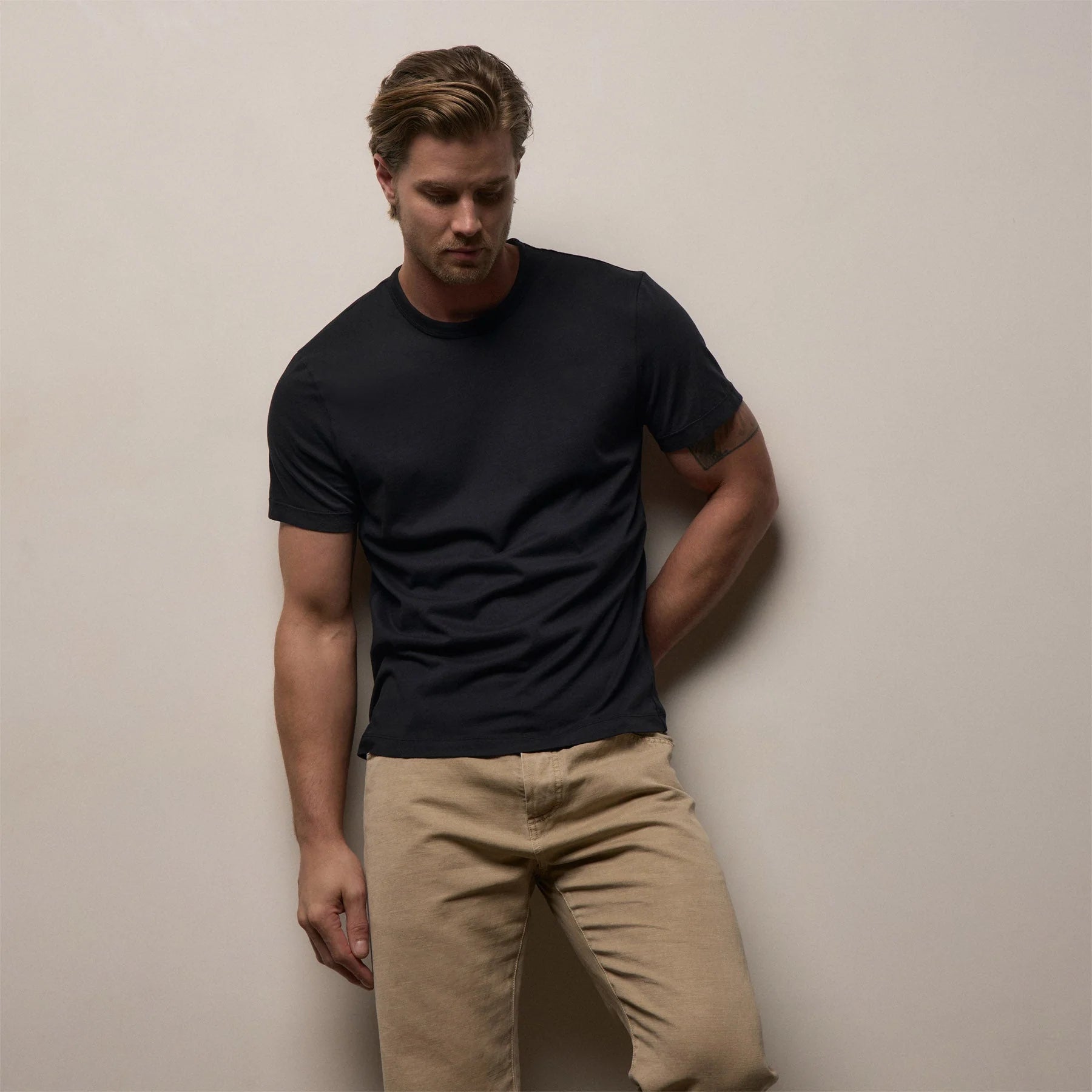 Brushed Elevated Jersey S/S Crew