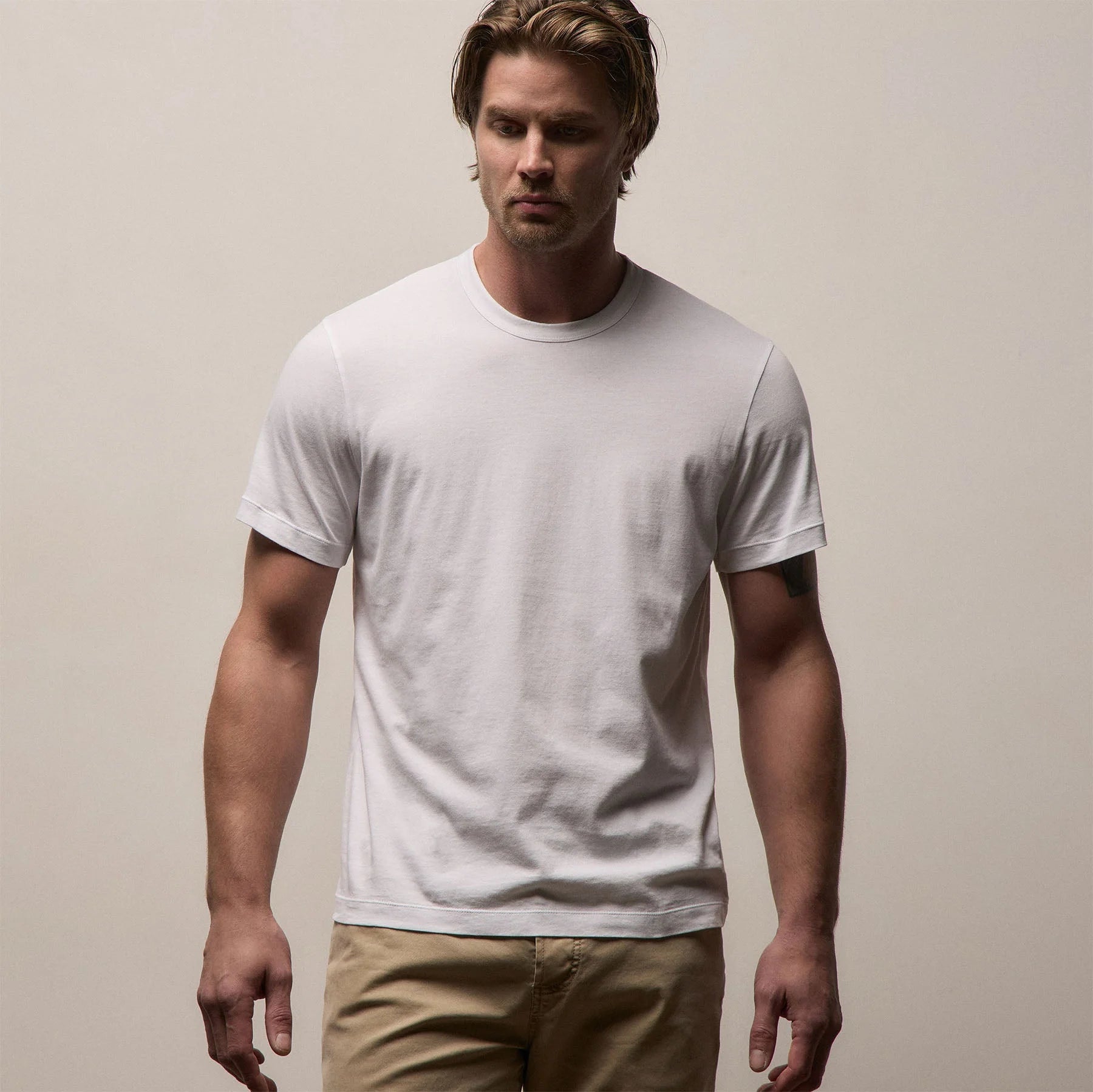 Brushed Elevated Jersey S/S Crew