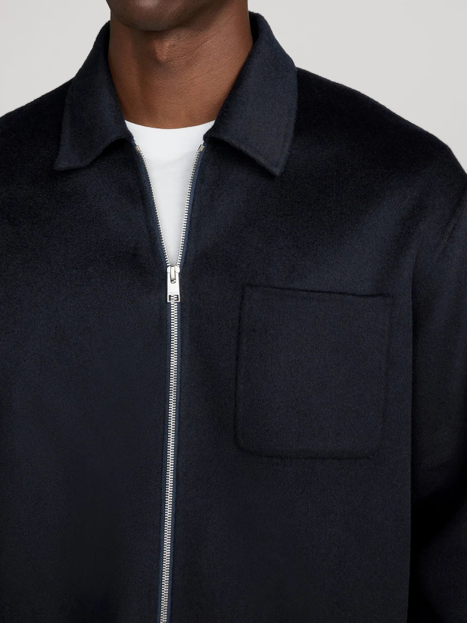 Double Face Zip Shirt Jacket