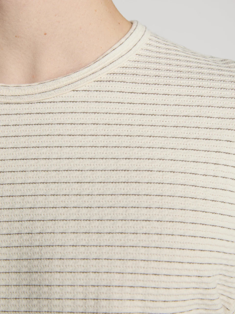 Jacquard Stripe Tee