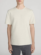 Jacquard Stripe Tee