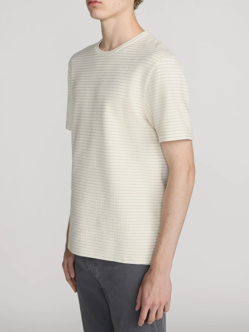 Jacquard Stripe Tee