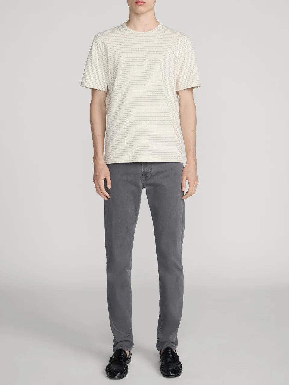 Jacquard Stripe Tee