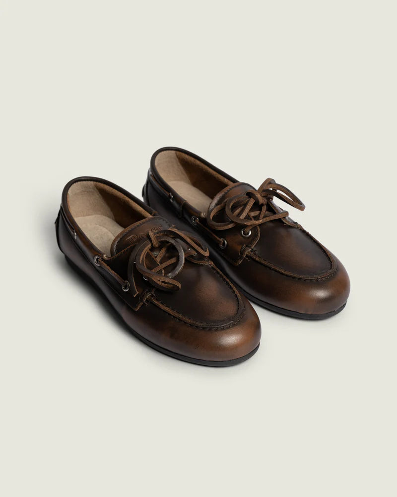 Boat Loafer Brushed - Leather