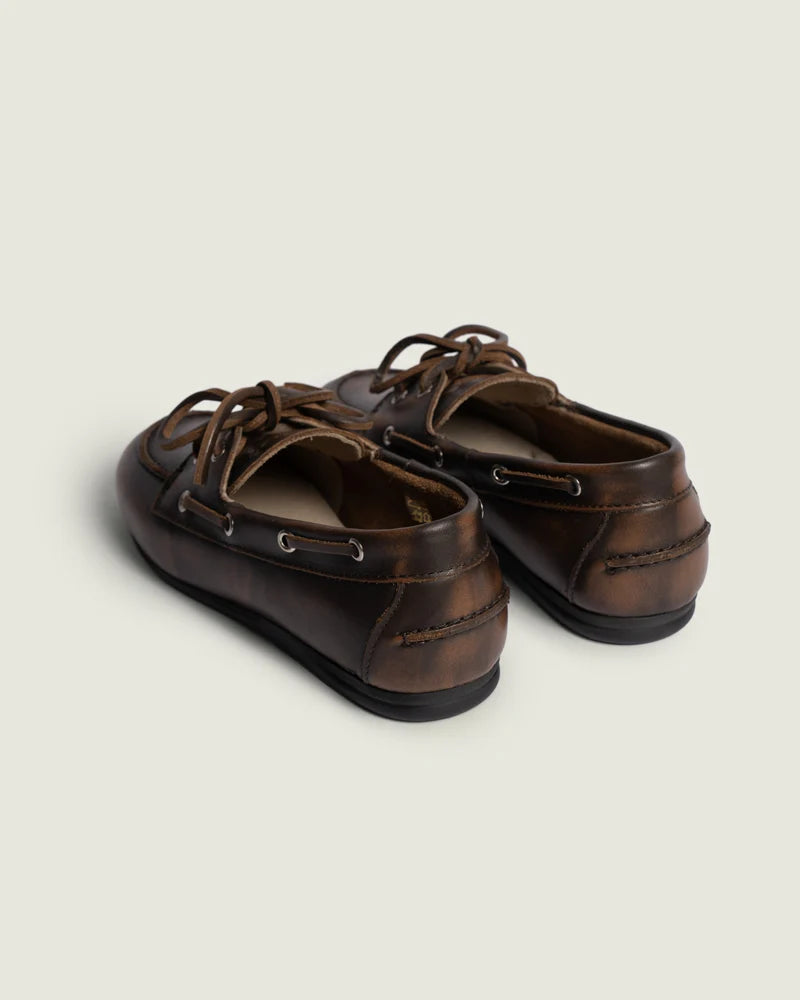 Boat Loafer Brushed - Leather