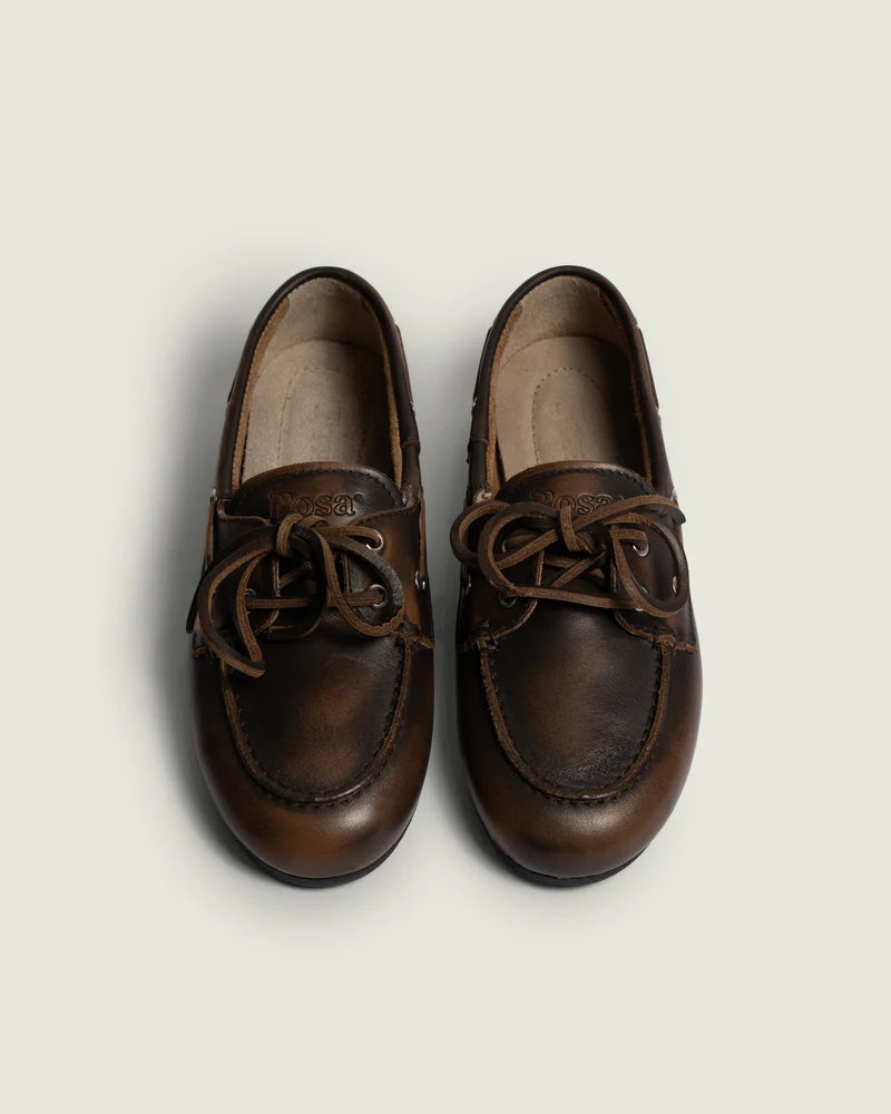 Boat Loafer Brushed - Leather