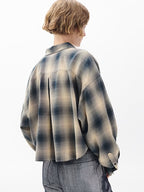Marin Cropped Plaid Shirt