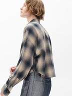 Marin Cropped Plaid Shirt