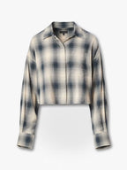 Marin Cropped Plaid Shirt