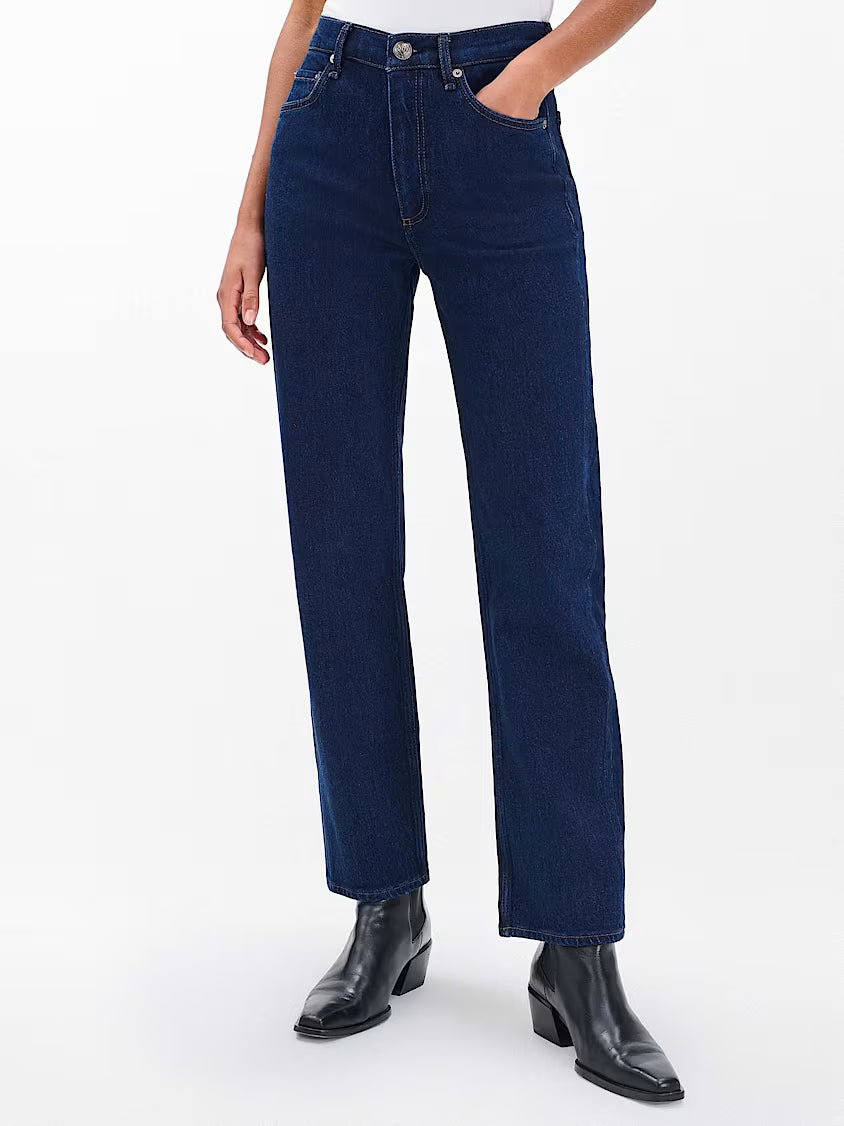 Harlow Mid Rise Ankle Straight