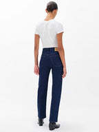 Harlow Mid Rise Ankle Straight