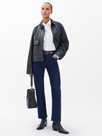 Harlow Mid Rise Ankle Straight