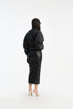 Studded Pencil Skirt