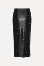 Studded Pencil Skirt