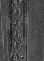 Denim Laced Leg Pants